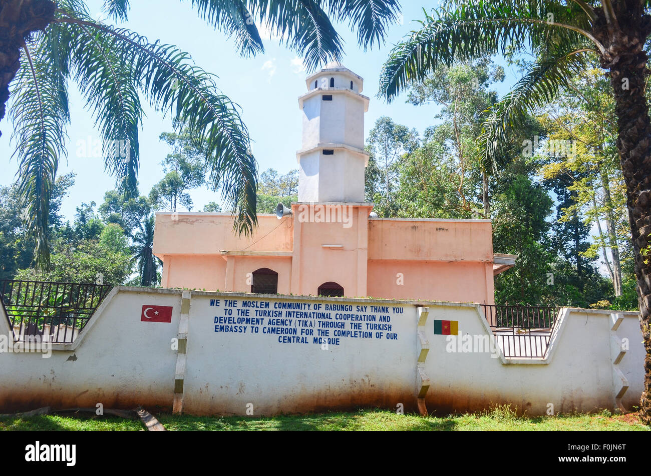 Mosque in Cameroon funded by Turkey Stock Photo Alamy