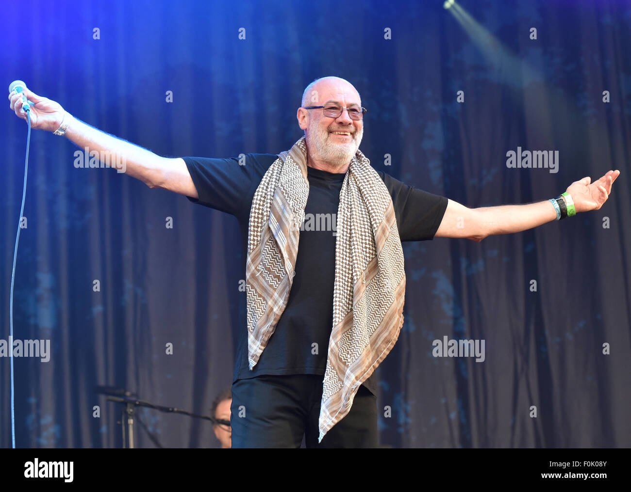 Fish singer with marillion performing on the main stage hires stock