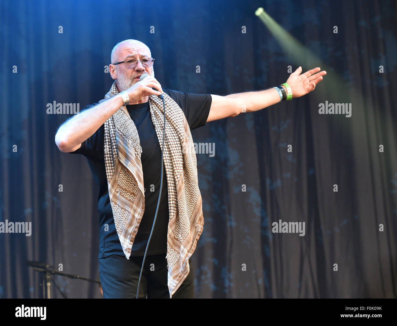 Fish singer with marillion performing on the main stage hi-res stock ...