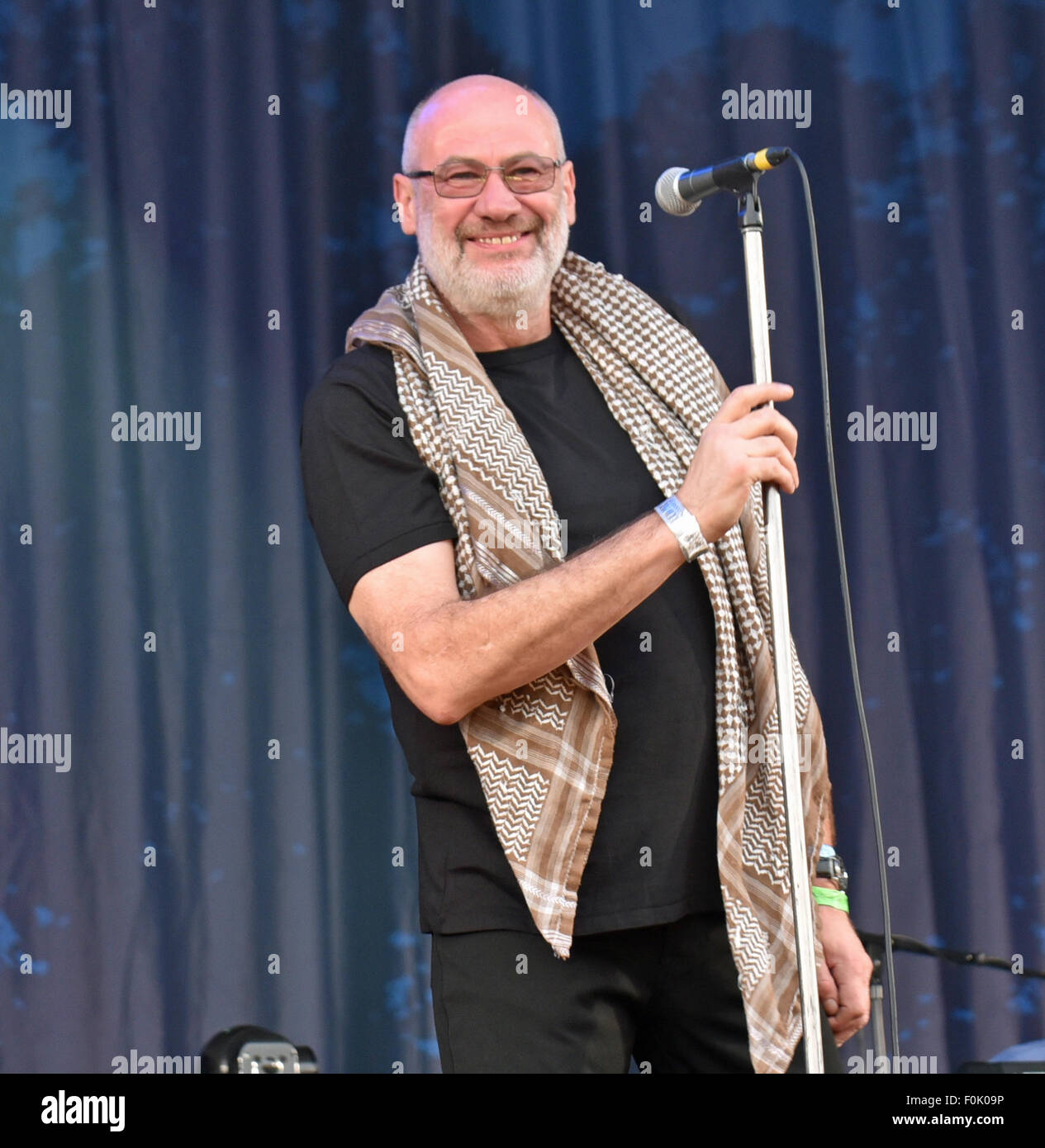 Fish singer with marillion performing on the main stage hires stock