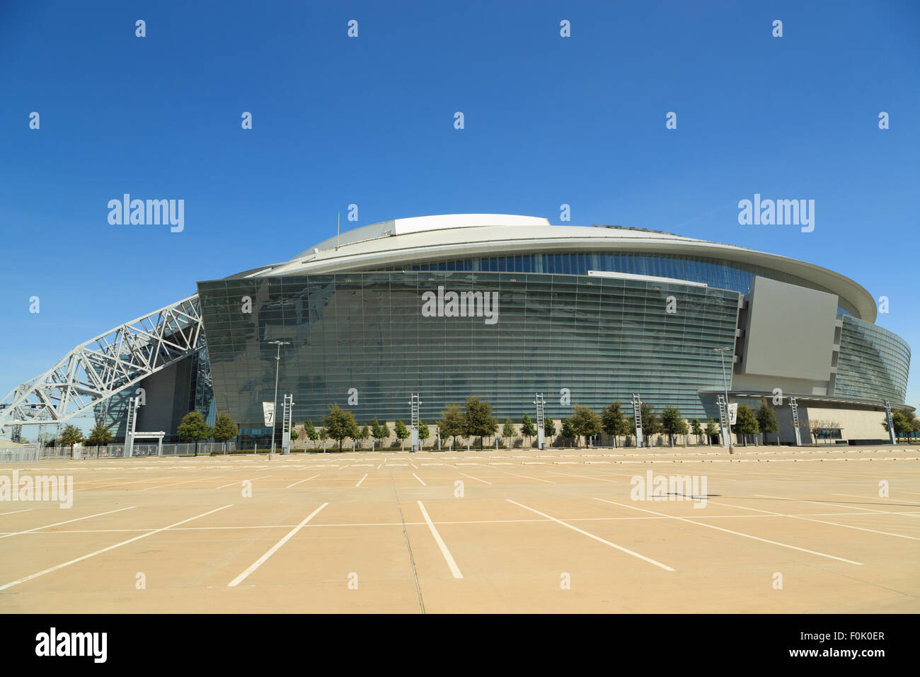 A photograph of AT&T Stadium, formerly known as Cowboys Stadium, in Arlington, Texas, United States. Stock Photo