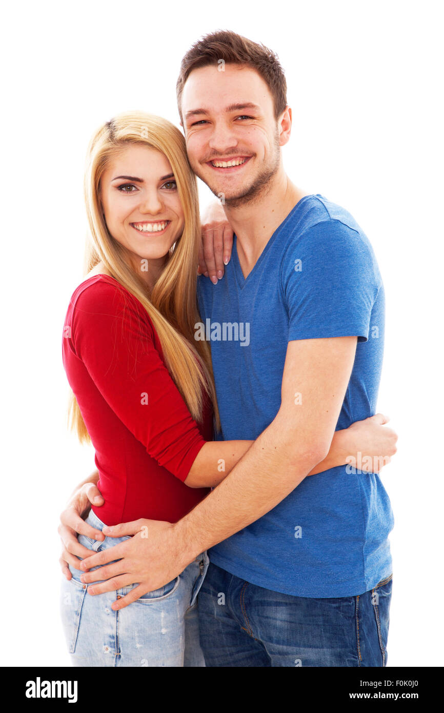 Young hipster couple Stock Photo