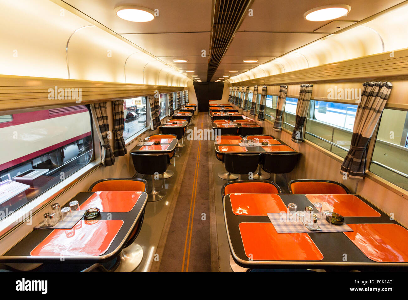 Japan, Nagoya, Railway park. Shinkansen Museum. Shinkansen, bullet