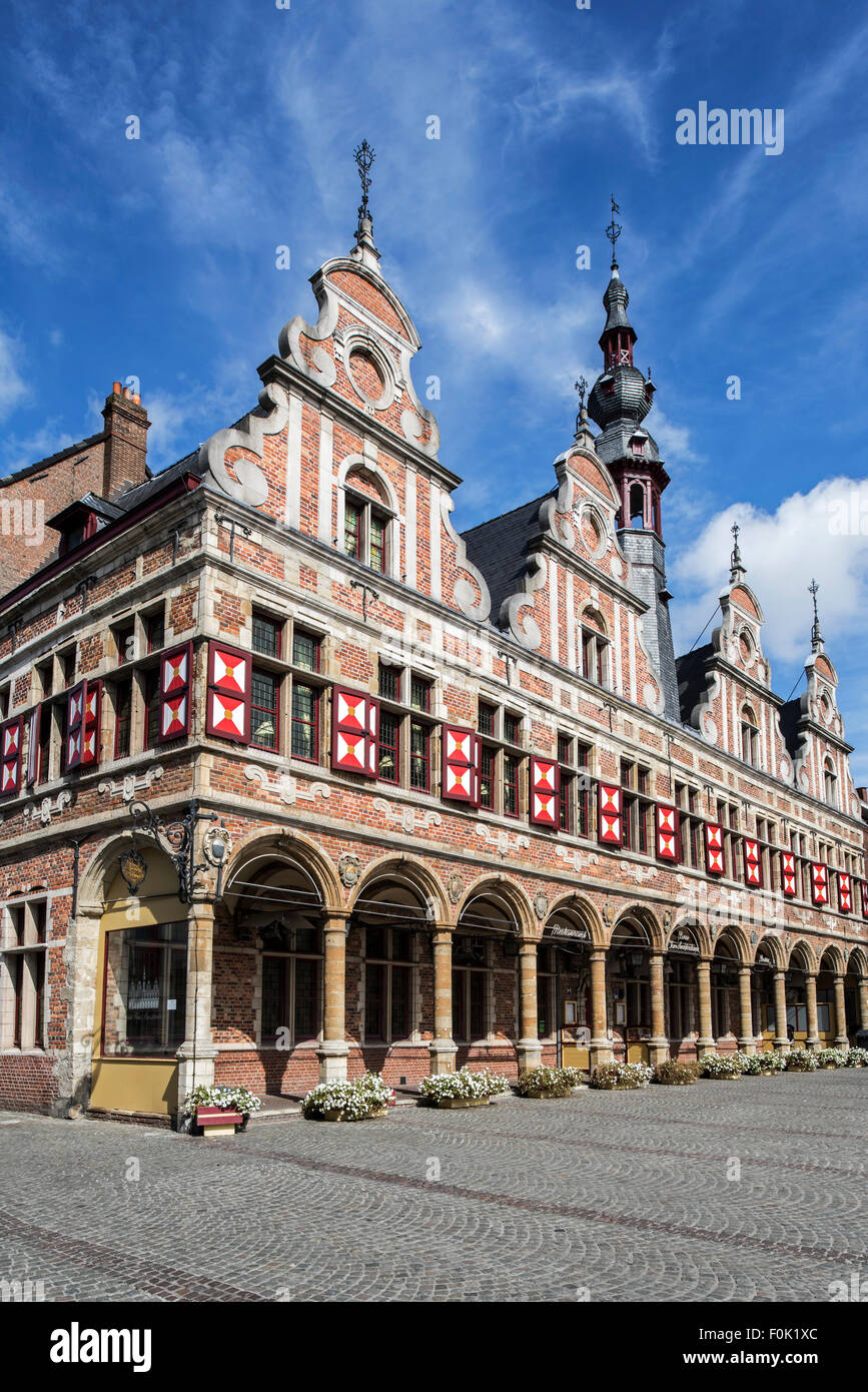 The Borse of Amsterdam at the town square in Aalst / Alost, Flanders, Belgium Stock Photo