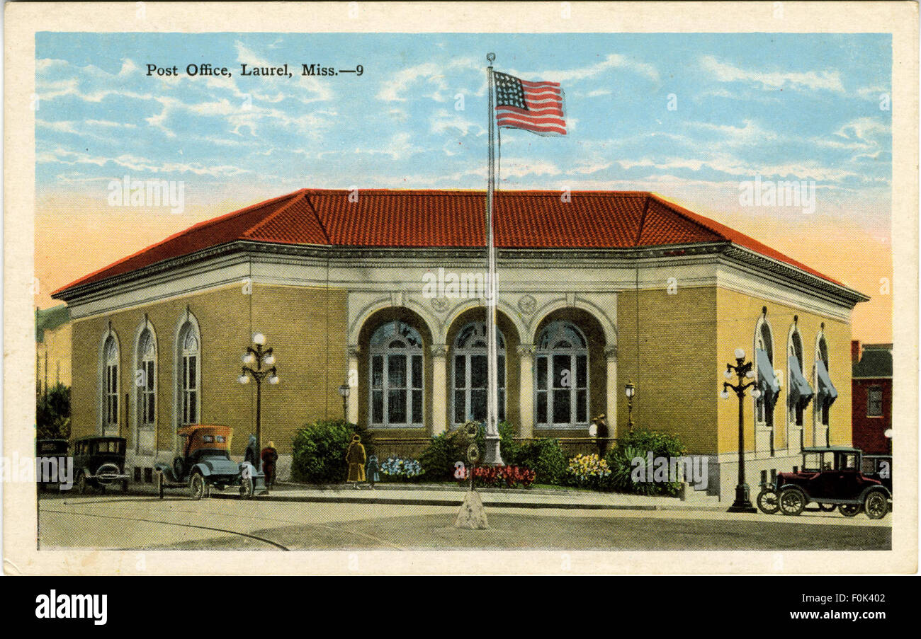 The post office in Laurel, Mississippi, serves as a central hub for the ...