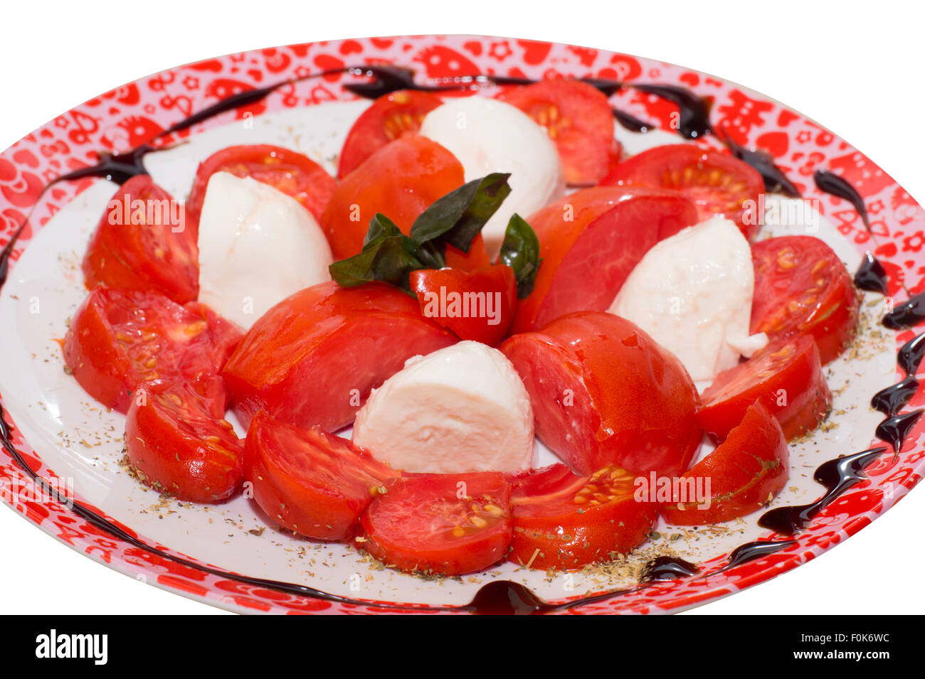 tomato and mozzarella in a pot, italian food Stock Photo Alamy