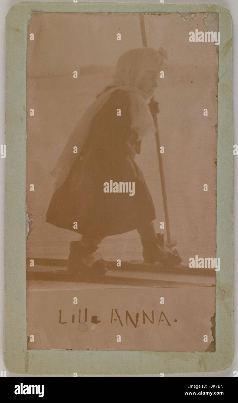 This photograph captures Anna Sl,,r, the little sister of Mary Gallén ...