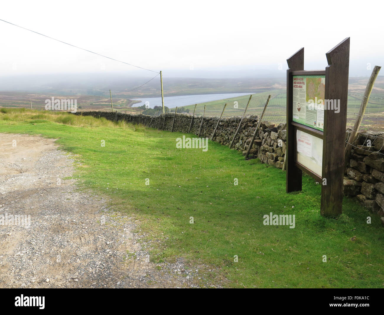 Dry stone wall in The Yorkshire Dales Stock Photo