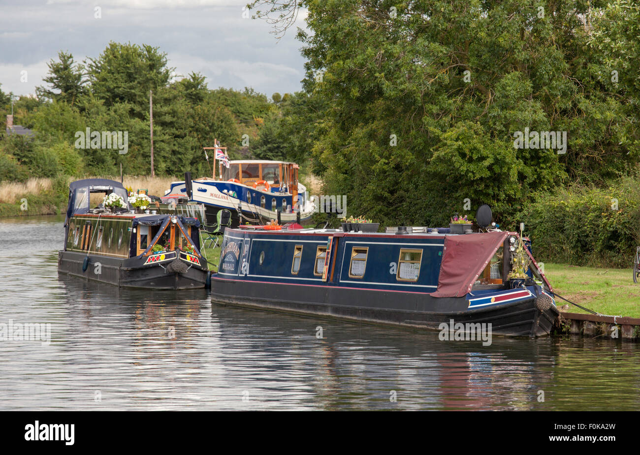 The Gloucester and Sharpness Canal at Purton, Gloucestershire, England