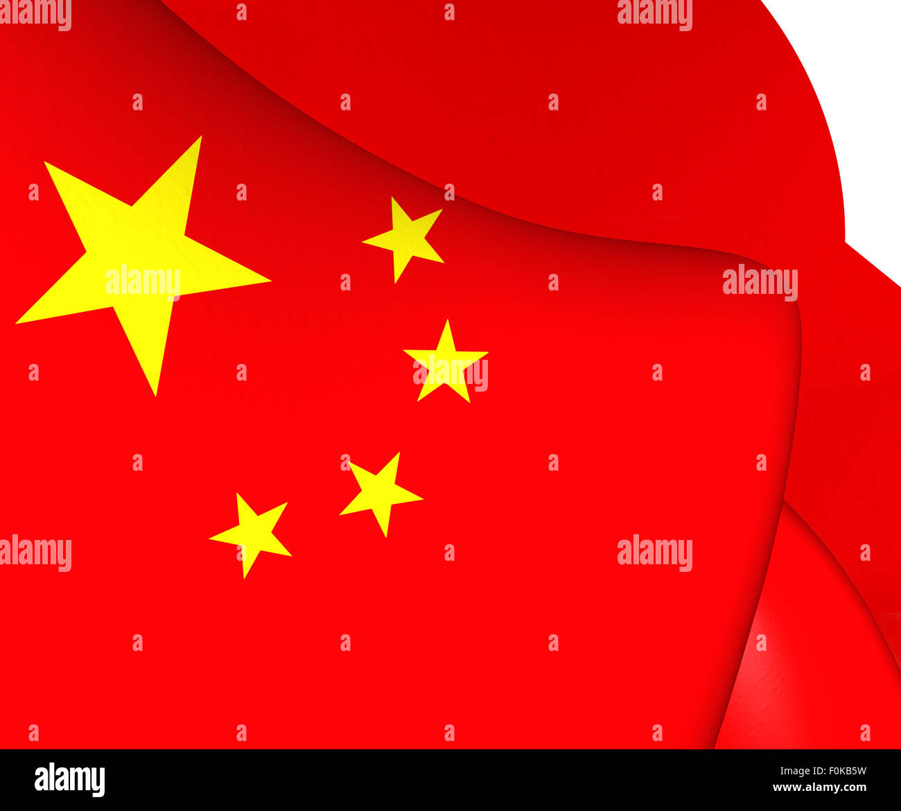 China flag close up hi-res stock photography and images - Alamy