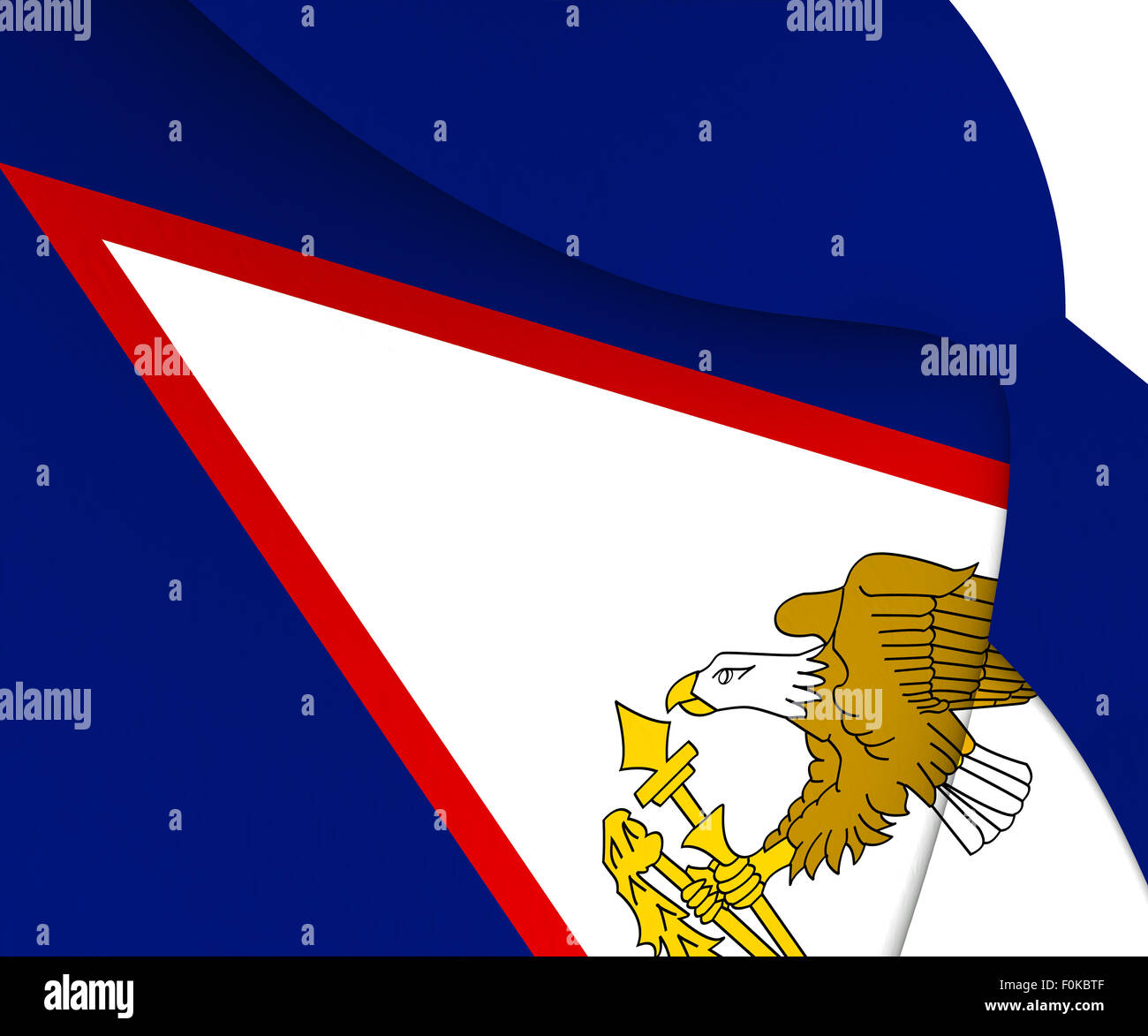 Flag of American Samoa. Close Up Stock Photo - Alamy
