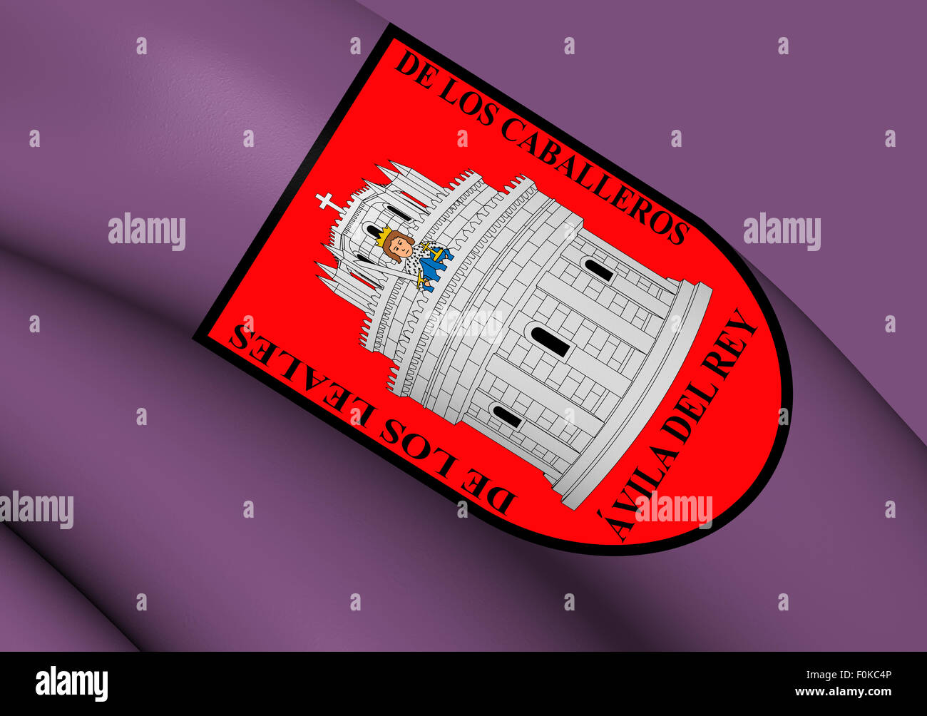 Flag of avila city hires stock photography and images Alamy