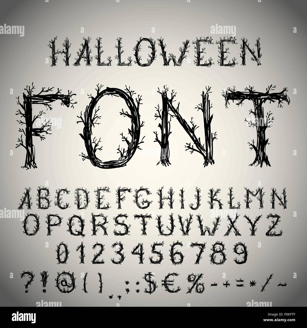 spooky fonts