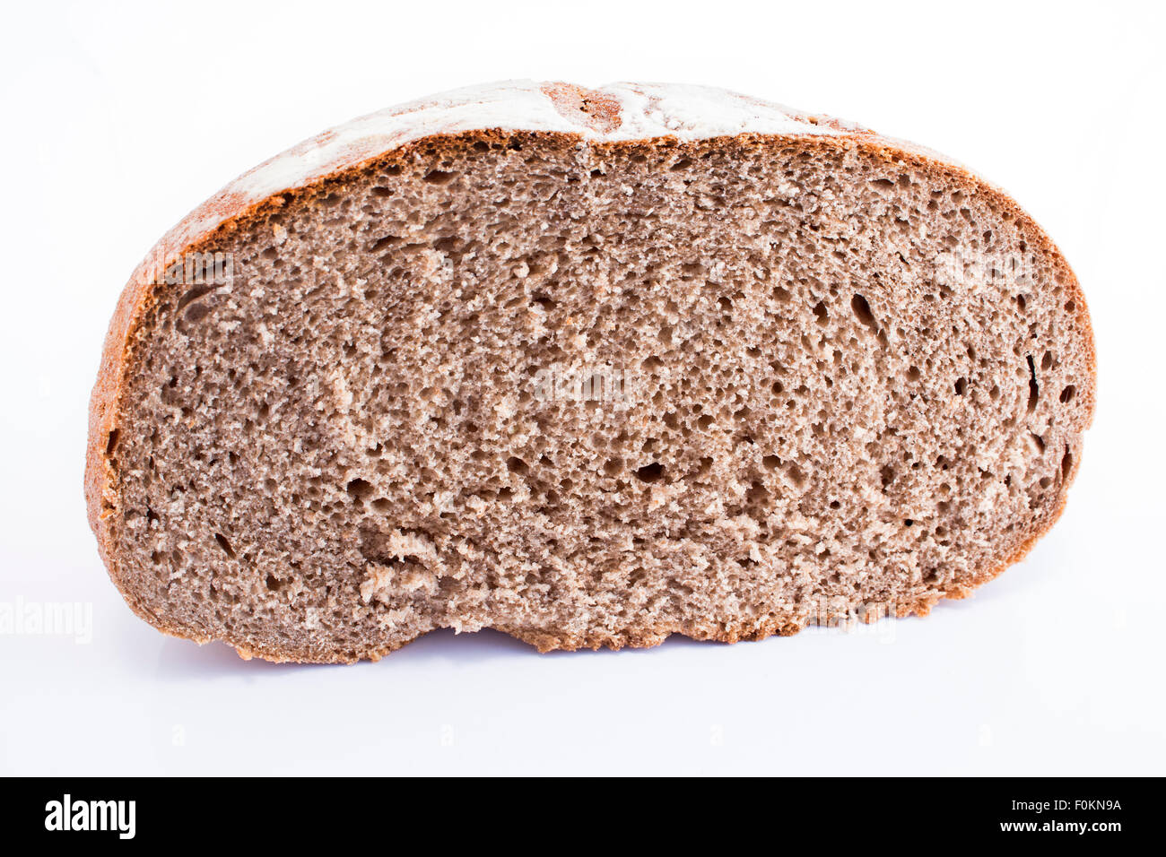 Rye bread isolated on white Stock Photo Alamy