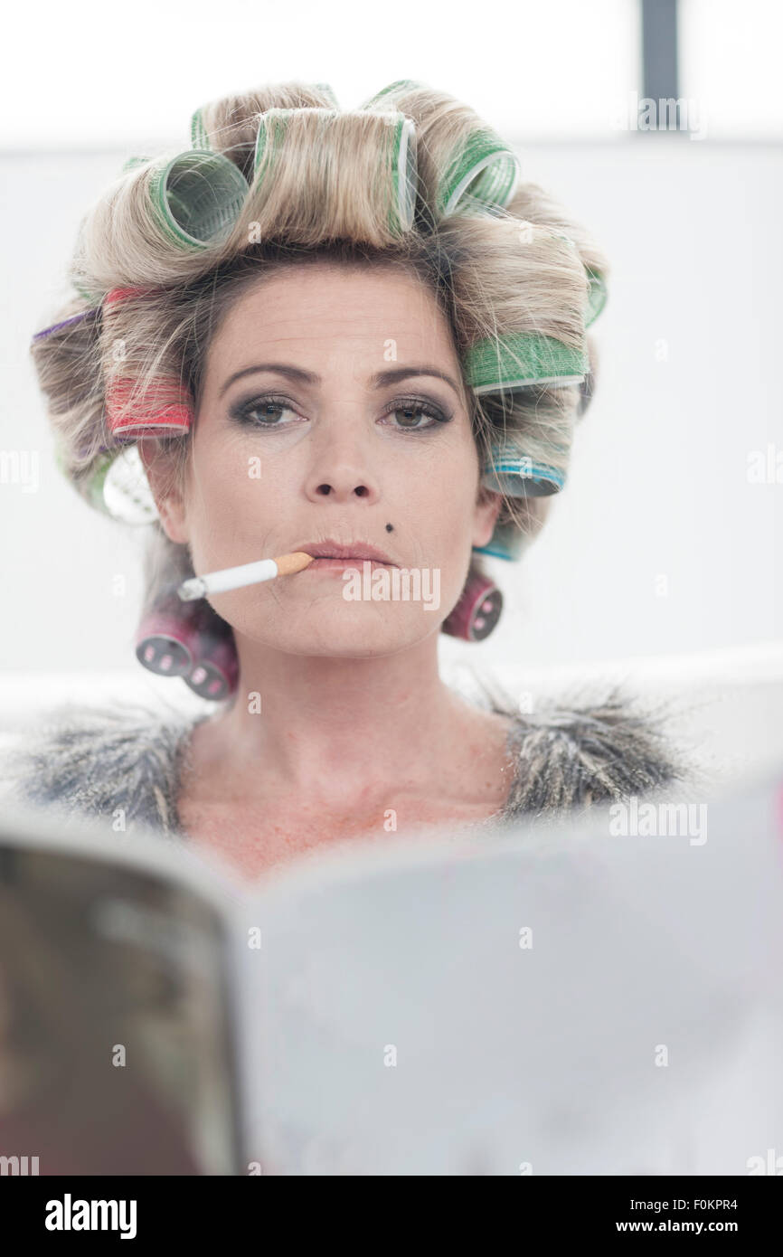 ladies hair curlers