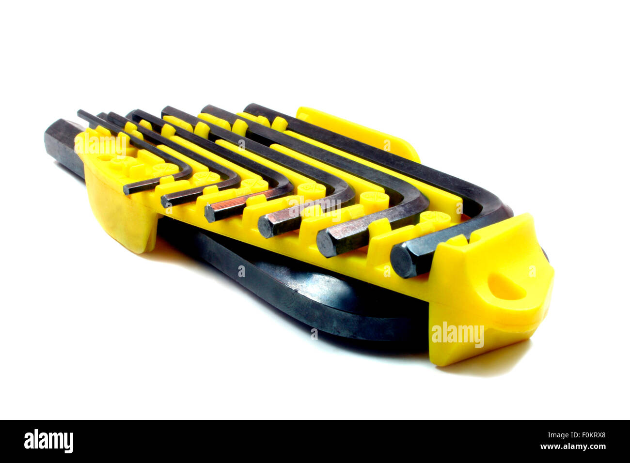 Allen Wrench set isolated on white background Stock Photo Alamy