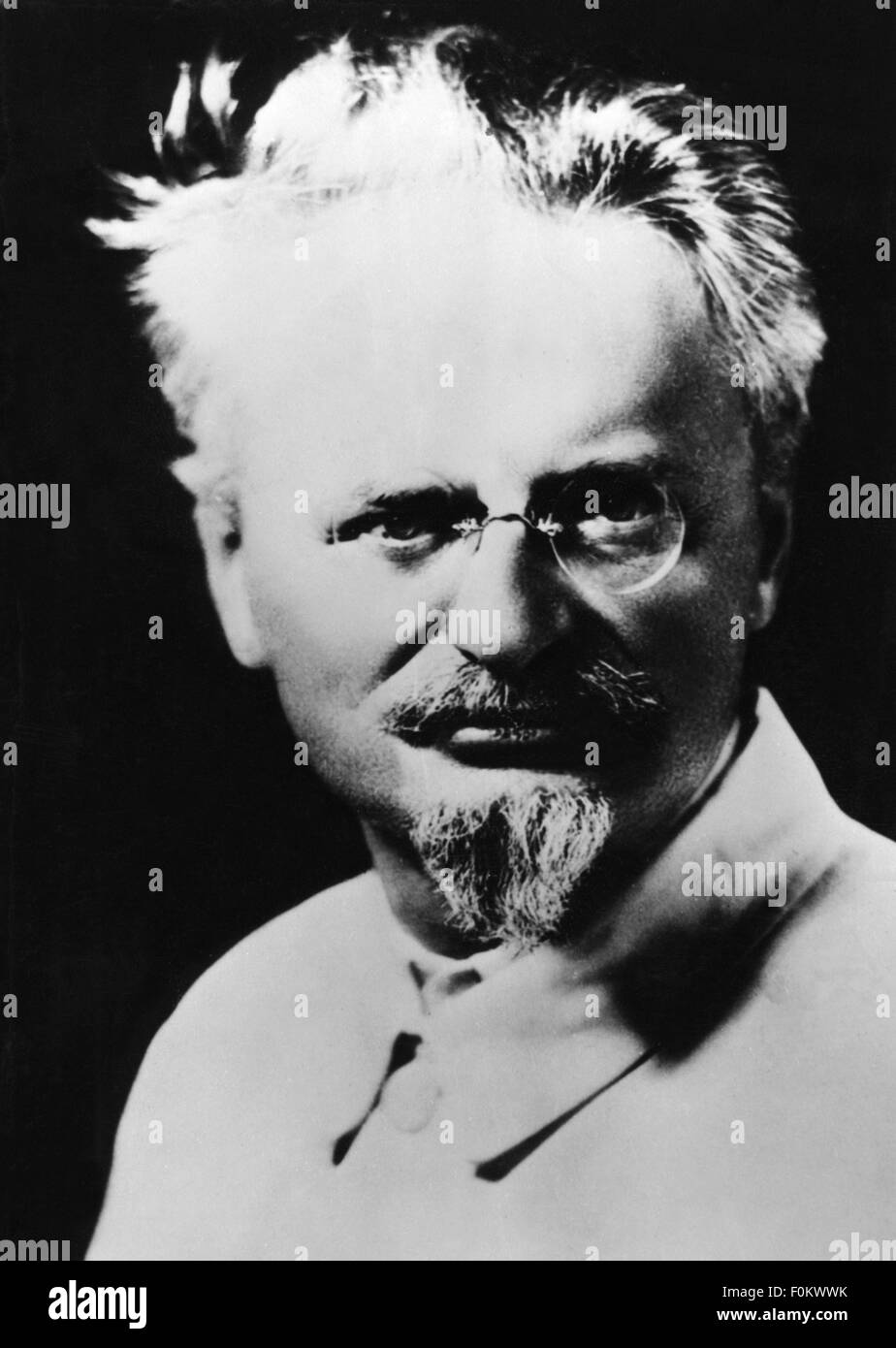 Trotsky, Leon, 7.11.1879 - 28.8.1940, Soviet politician, portrait, 1930s, Stock Photo