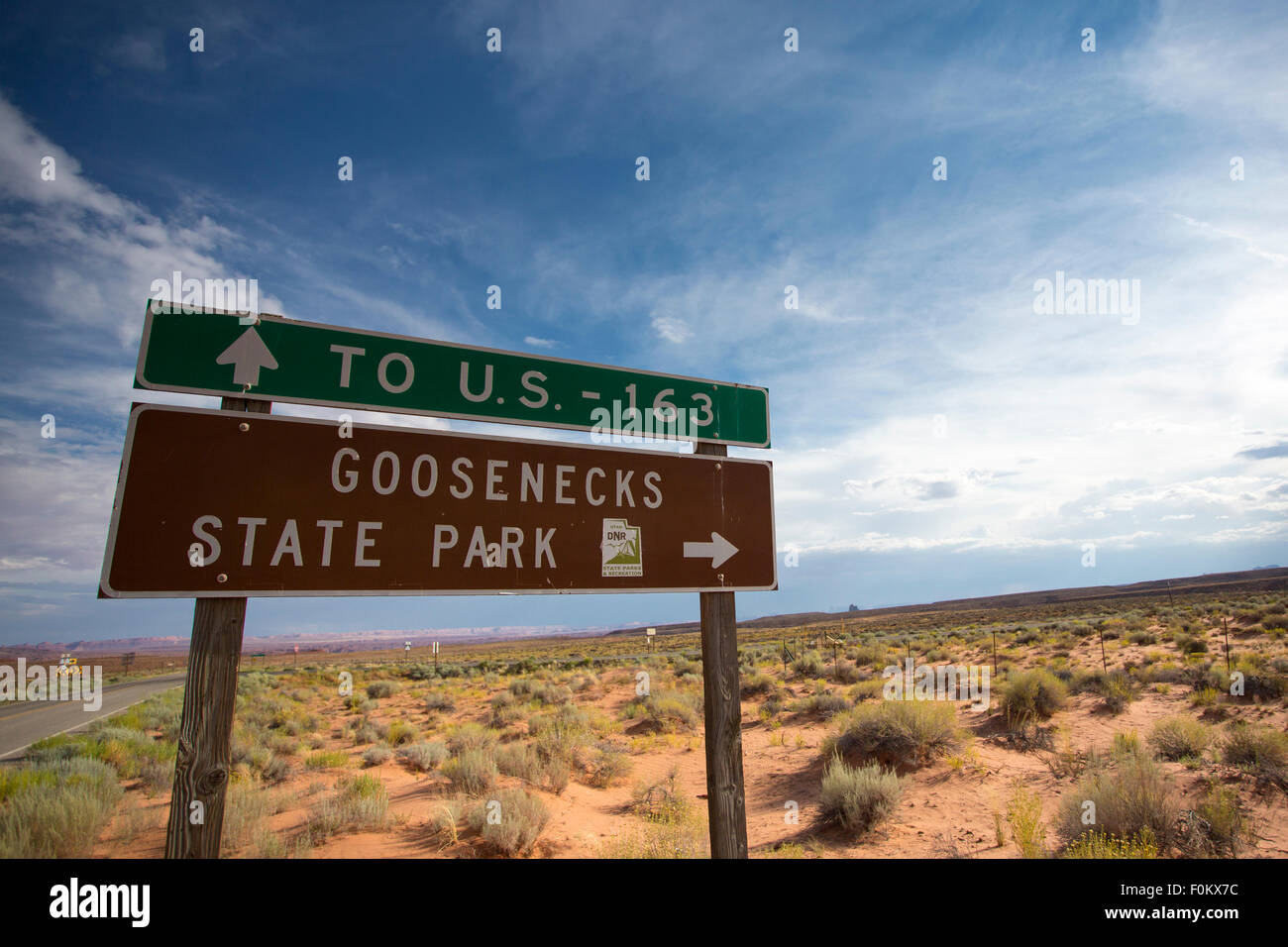 Us route 163 sign hires stock photography and images Alamy
