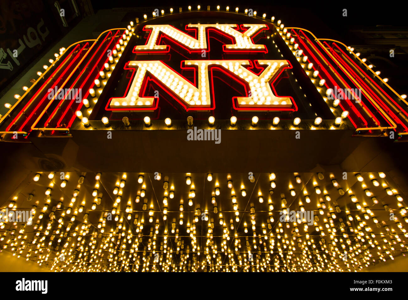 New YorkNew York Hotel casino entrance in Las Vegas, photo taken at