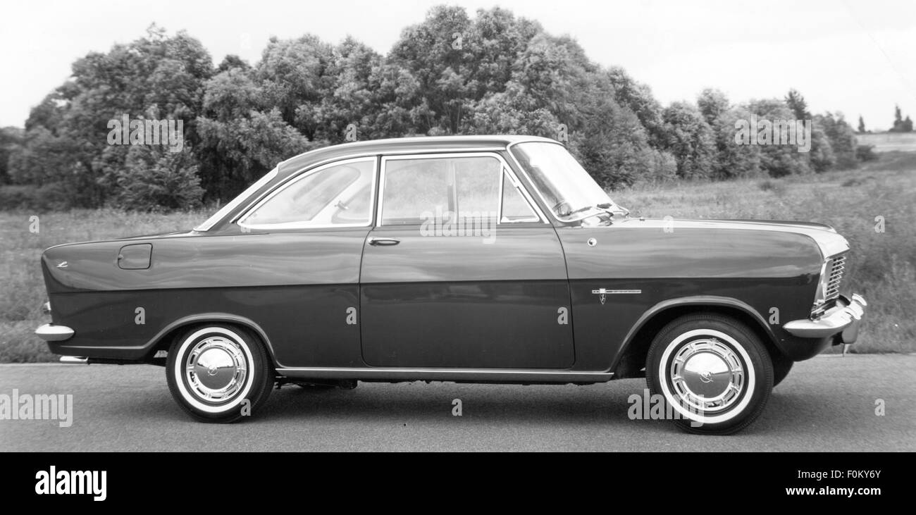 transport / transportation, car, vehicle variants, Opel Kadett B Coupé, view from right, 27.8.1963, Additional-Rights-Clearences-Not Available Stock Photo