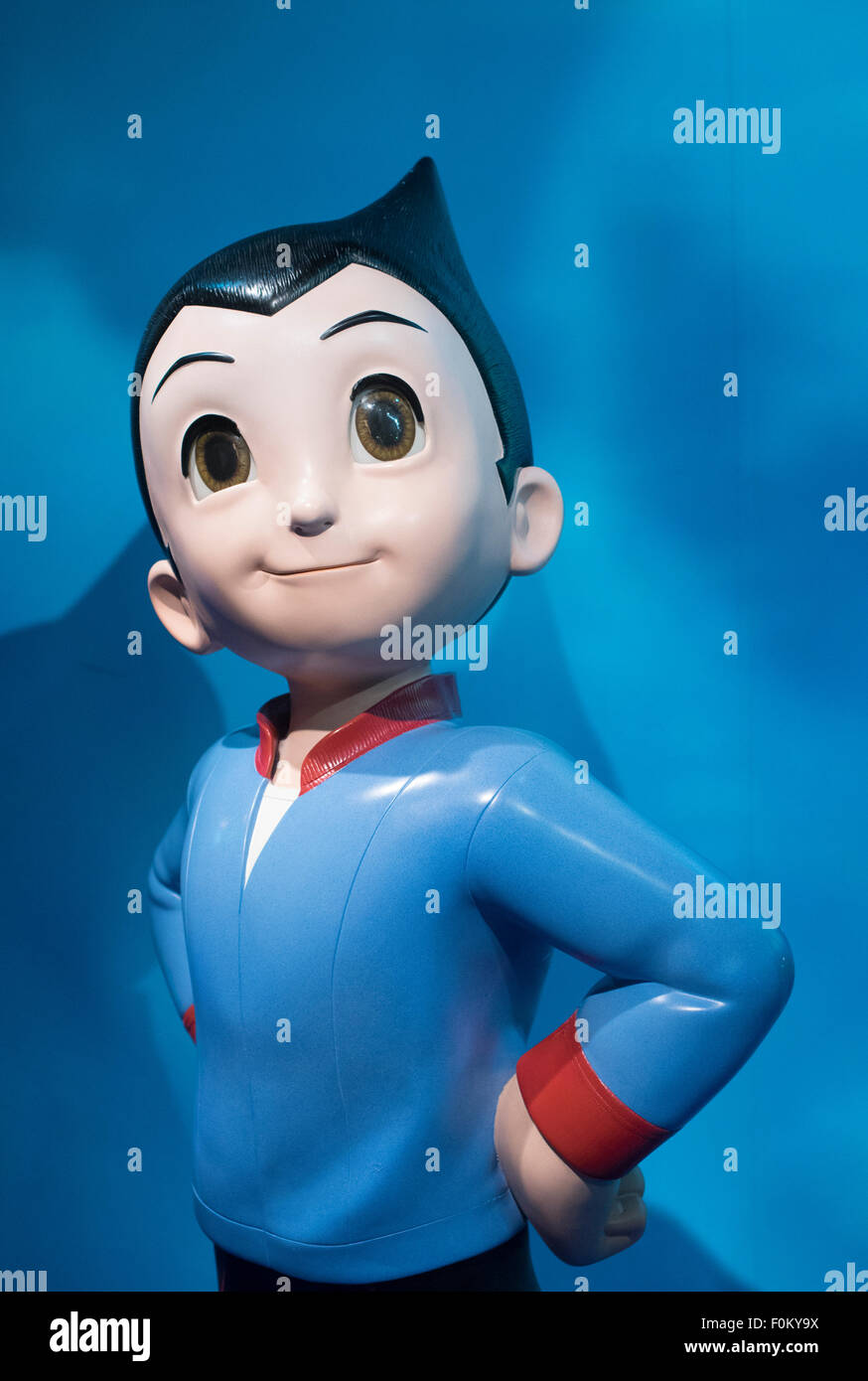 Astro Boy - Madame Tussauds Hong Kong,  wax museum at the Peak Tower on Hong Kong Island Stock Photo
