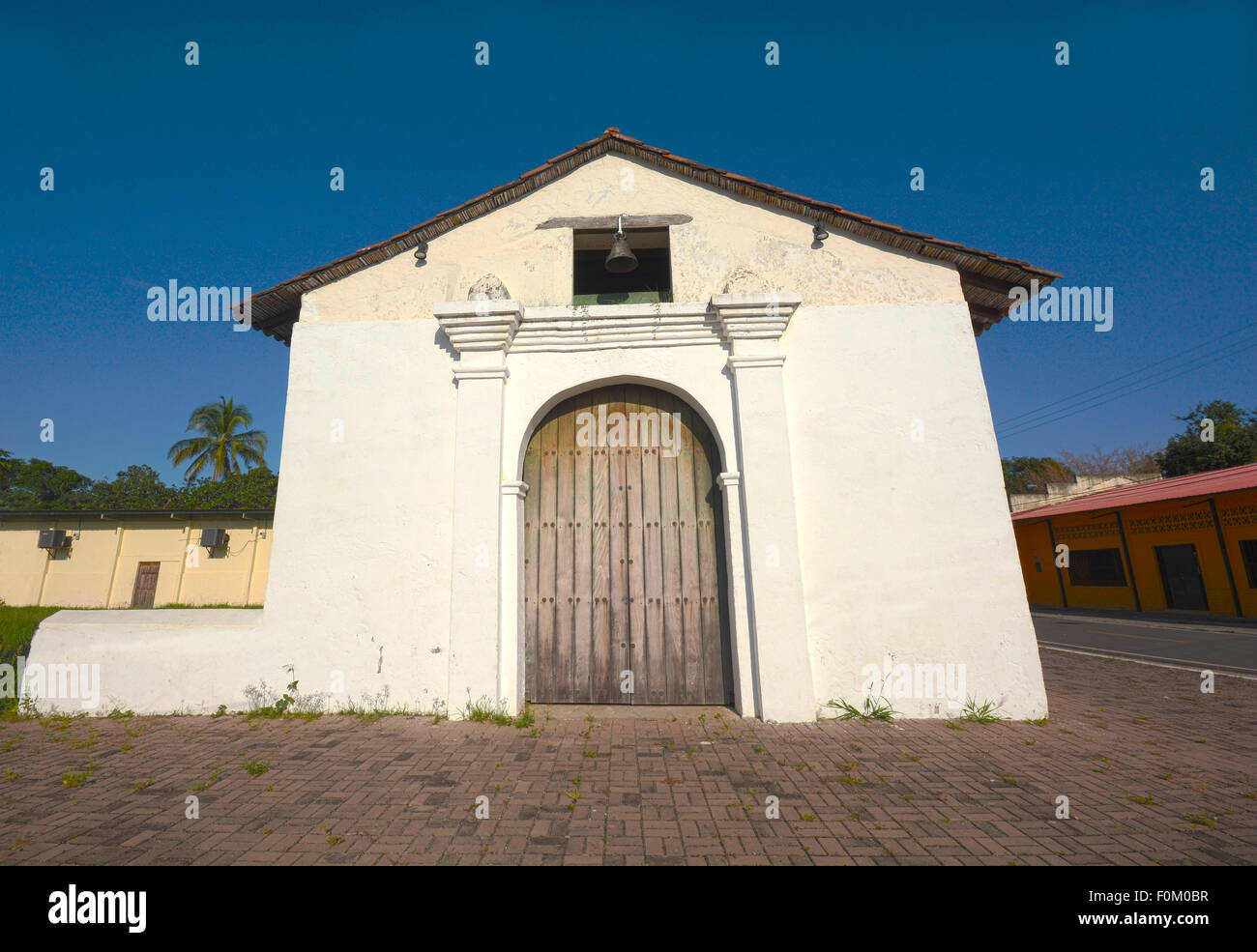 Saint John's Chapel at Nata de Los Caballeros in Panama, this is the first Chapel constructed by the Spaniards in the Pacific coa Stock Photo
