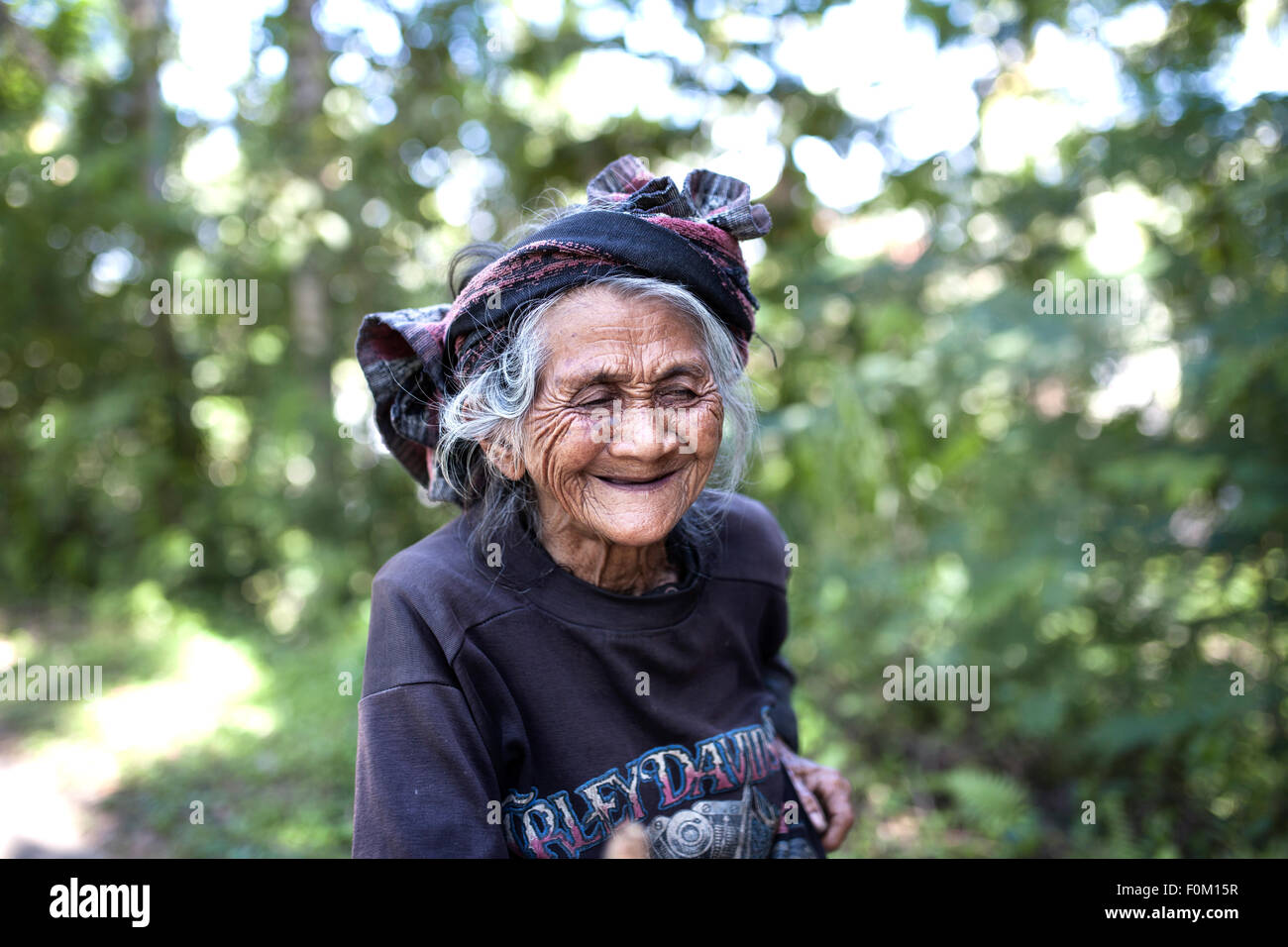 Old woman, Bali Stock Photo