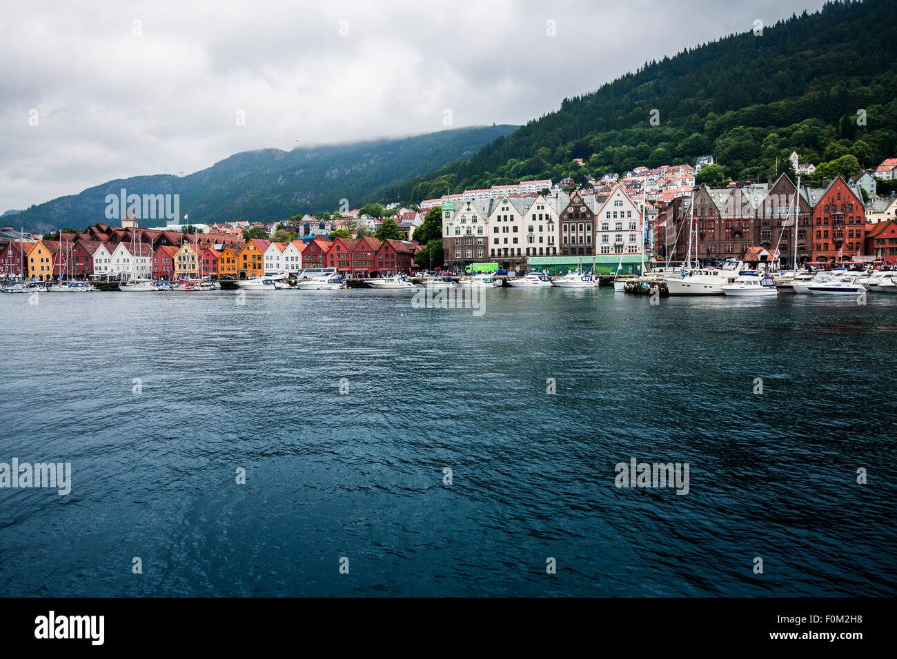 Bryggen of Bergen, Norway Stock Photo