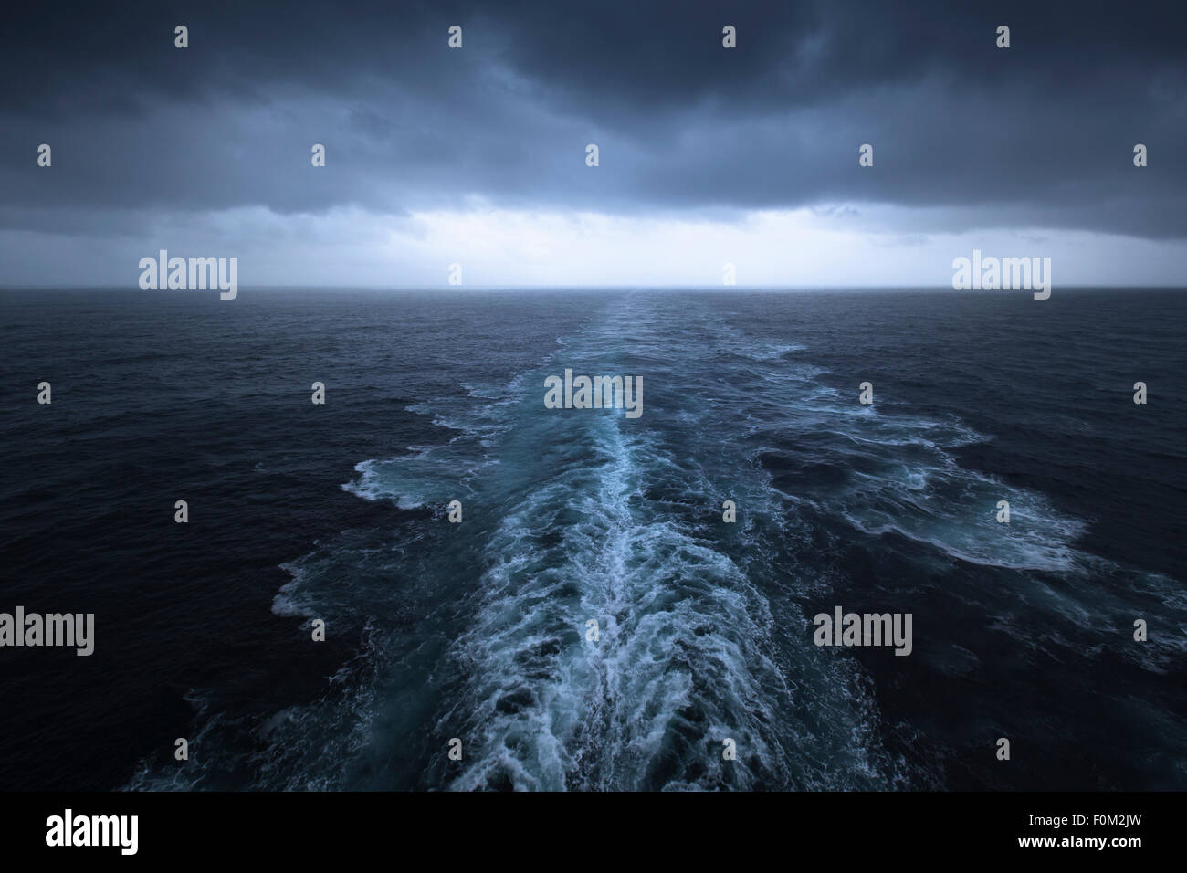 Stormy weather in the North Sea Stock Photo