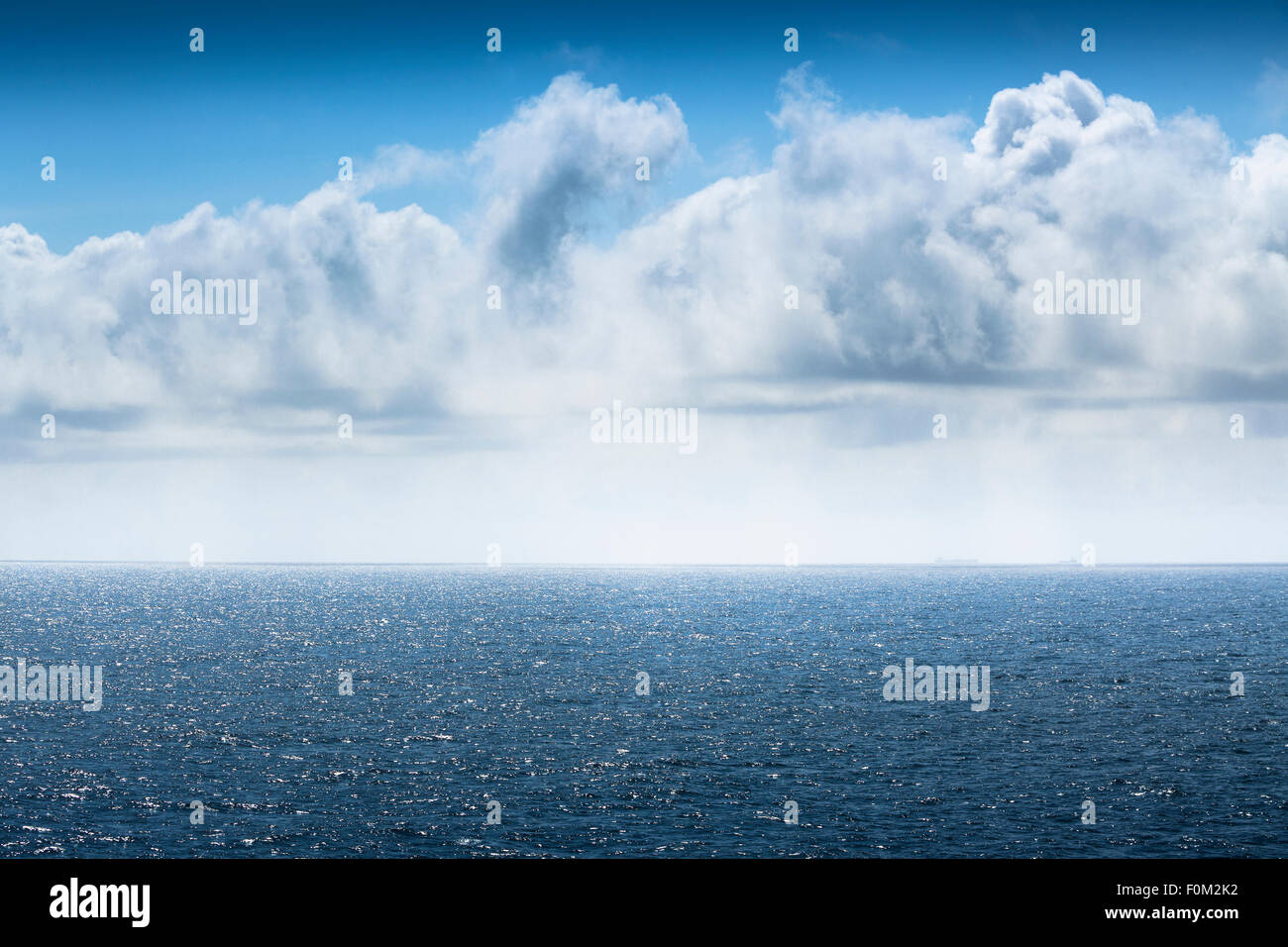 Clouds over the North Sea Stock Photo