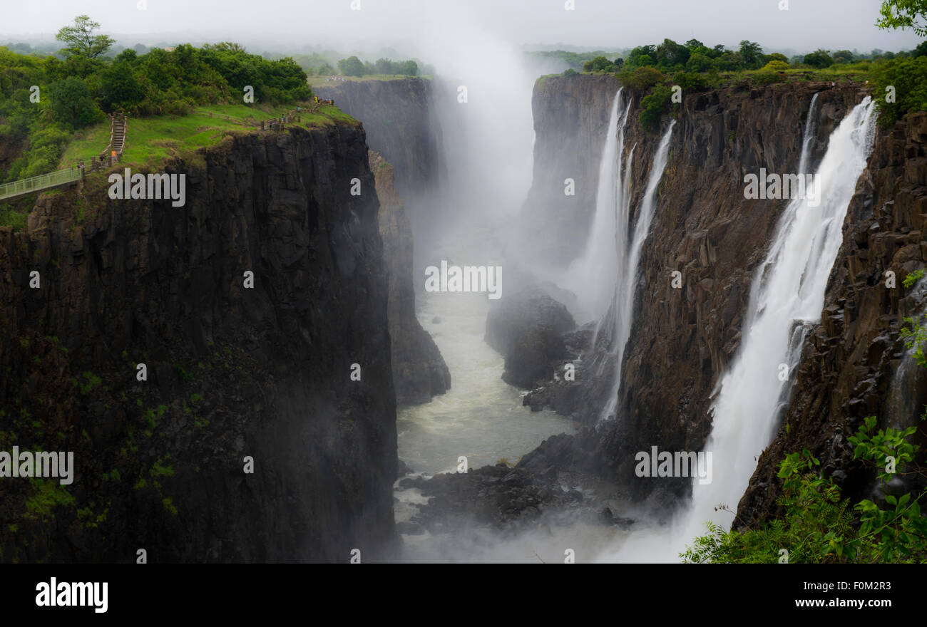 Victoria falls, Zambia, Africa Stock Photo