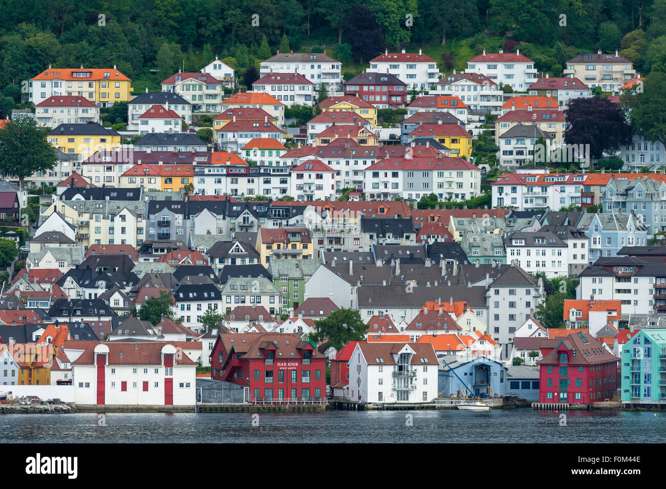 Commercial and domestic buildings in Bergen, Norway Stock Photo Alamy