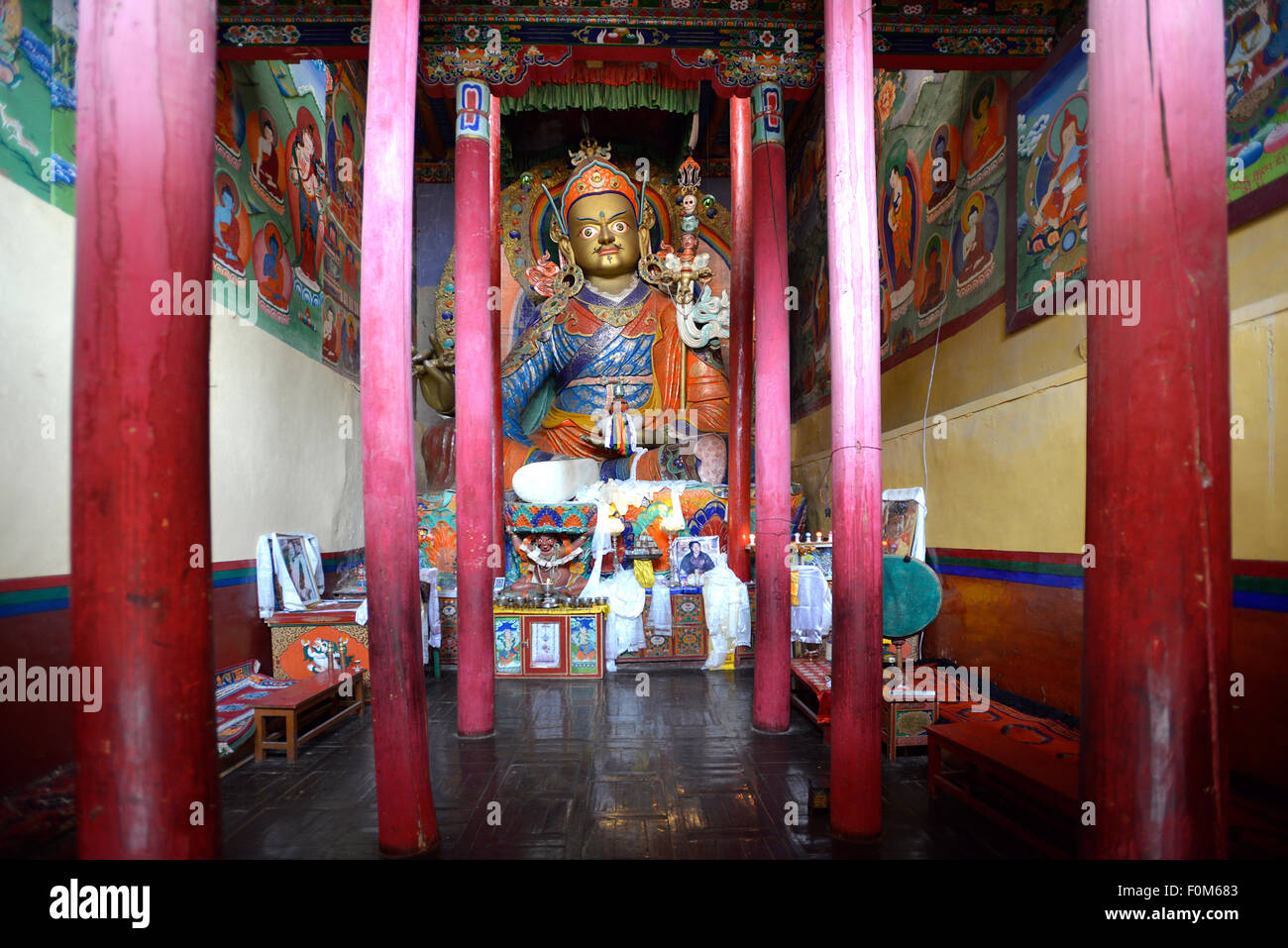 India Jammu Kashmir Ladakh Hemis Monastery Statue of Rinpoche Lama Stock  Photo - Alamy