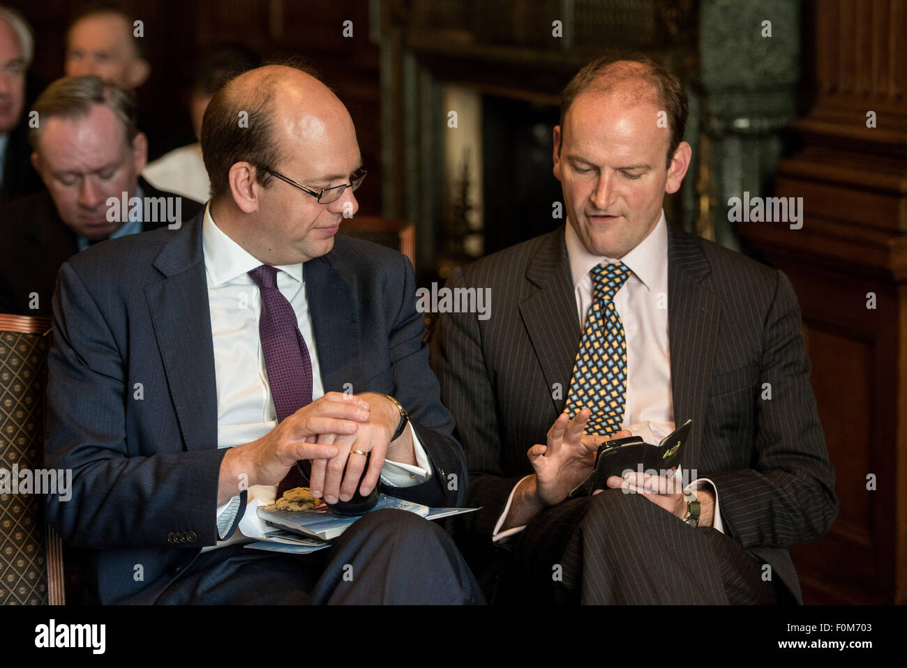 UKIP Leader Nigel Farage MEP with UKIP MEP William Dartmouth, launches
