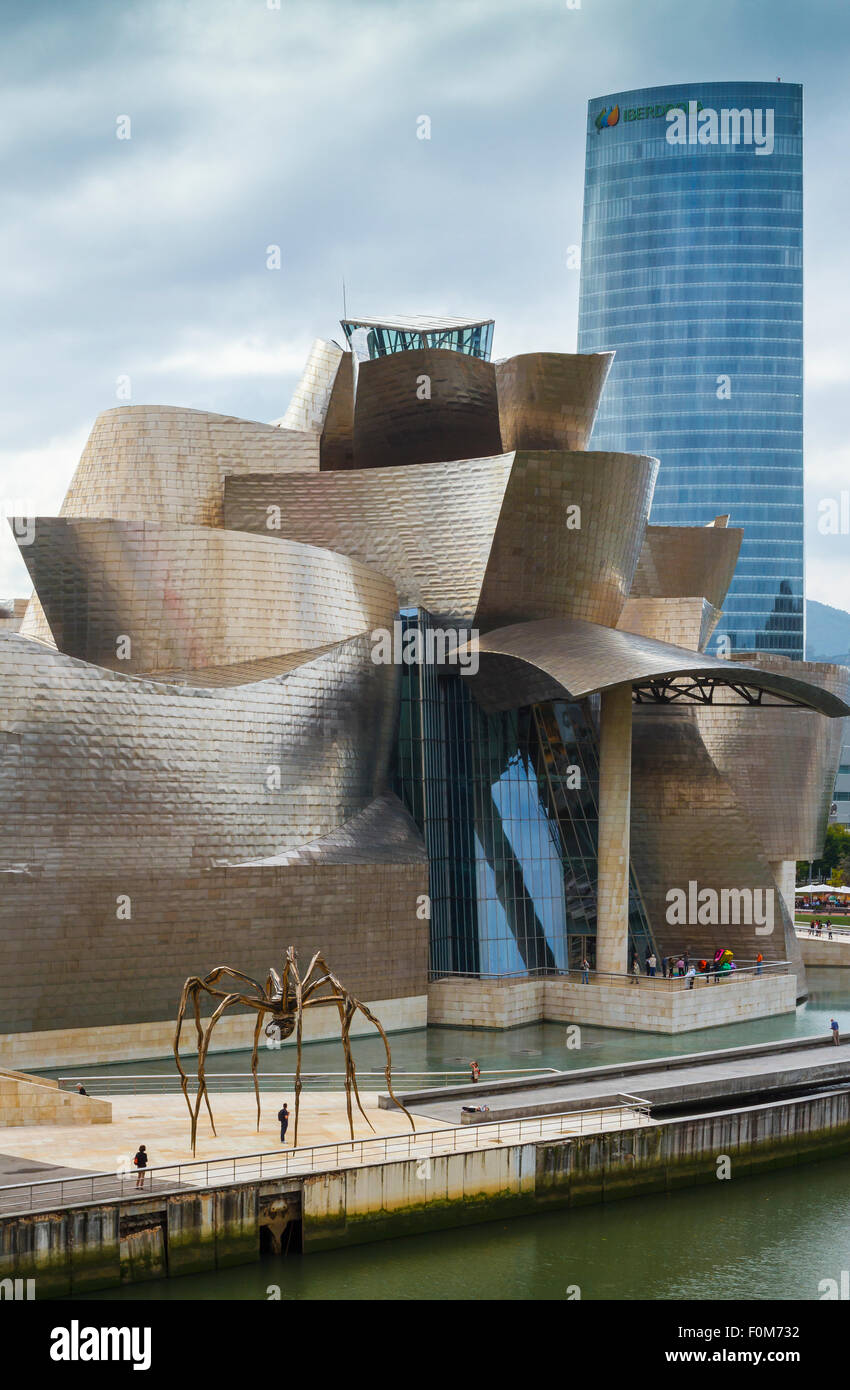 Guggenheim Museum Of Art. Bilbao, Biscay, Spain, Europe Stock Photo - Alamy