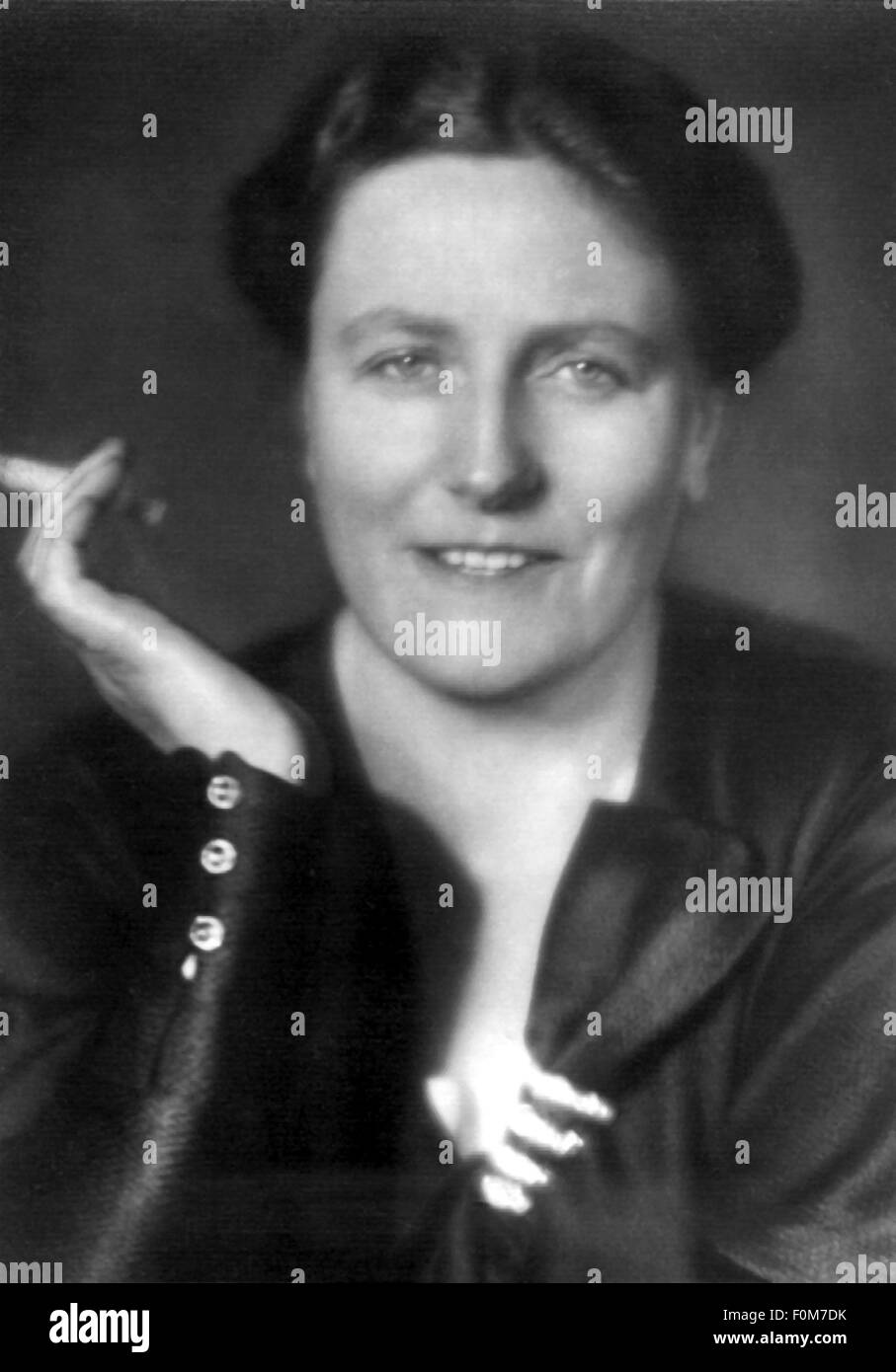 Wagner, Winifred, 23.6.1897 - 5.3.1980, daughter-in-law of Richard Wagner, portrait, Stock Photo