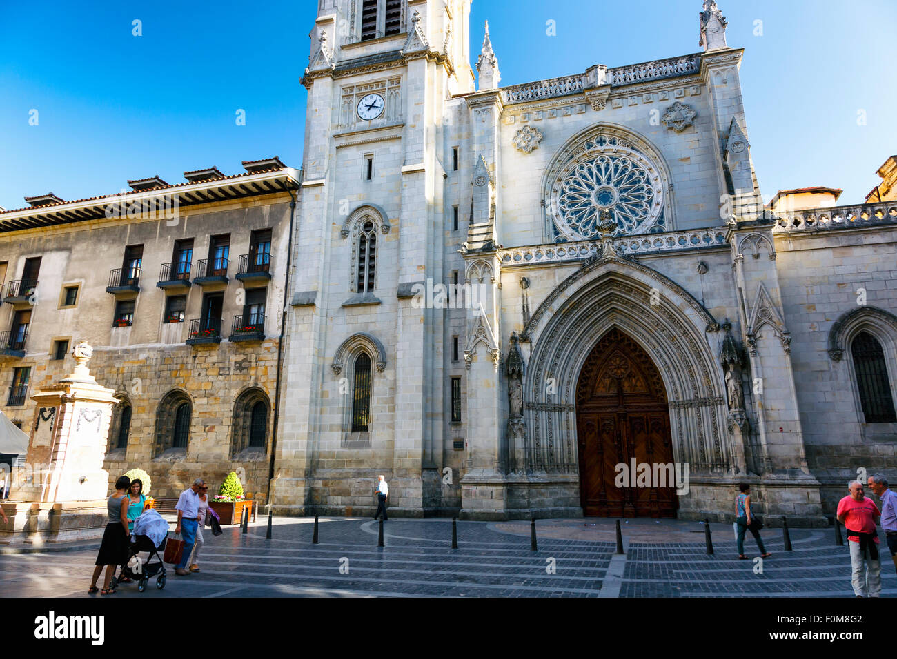 Santiago Cathedral. Bilbao, Biscay, Spain, Europe. Stock Photo