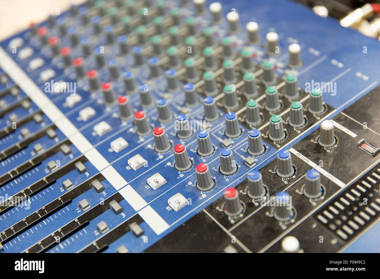 Studio control desk hi-res stock photography and images - Alamy