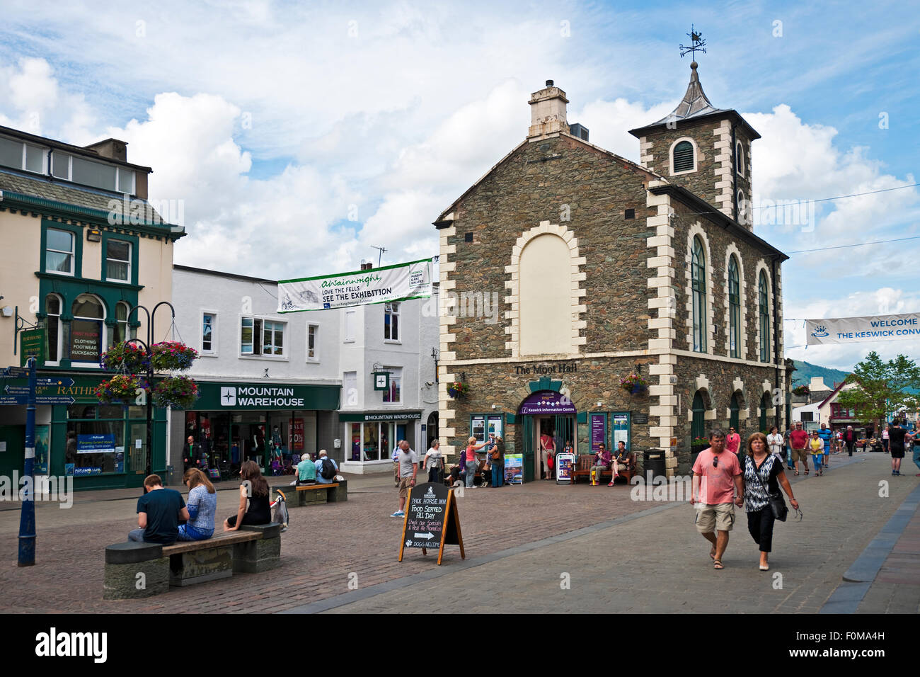 The Moot Hall Town Centre Keswick Cumbria England UK United Kingdom