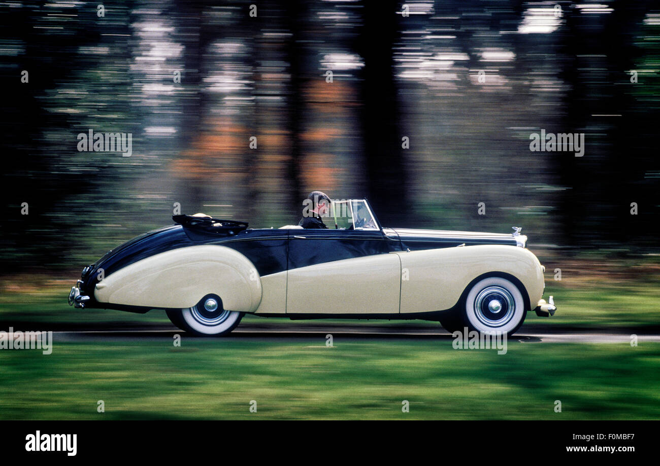 Bentley MKVI Convertible with a body by Mulliner 1948 Stock Photo