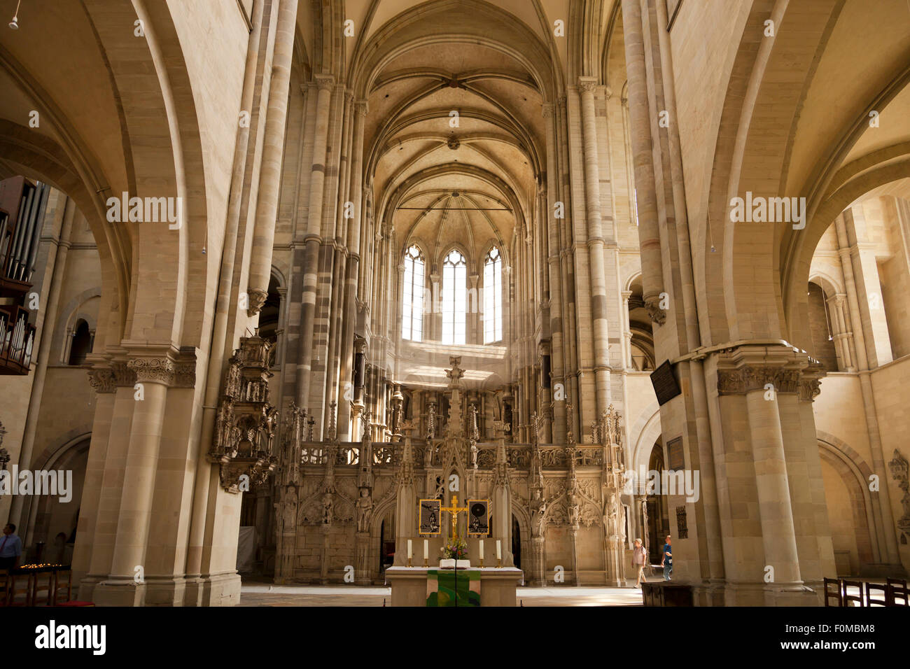 Interior of the Magdeburg Cathedral, Magdeburg, Saxony- Anhalt, Germany Stock Photo