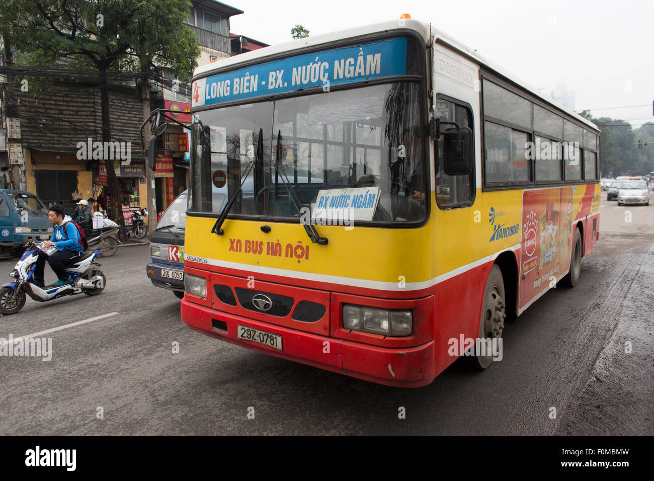 public transport in Hanoi Stock Photo