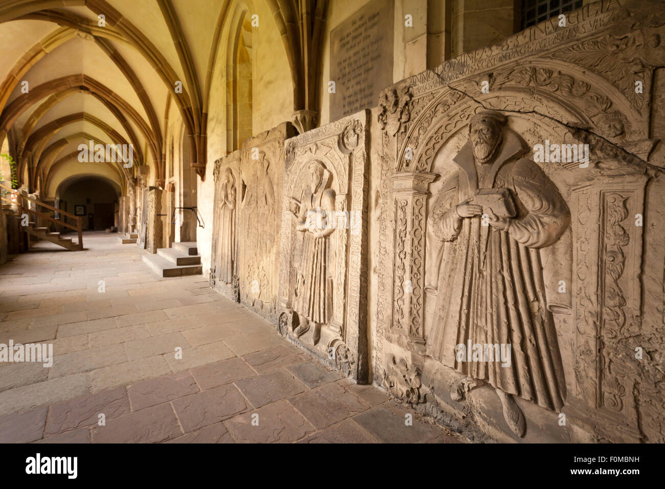 cloister at the Magdeburg Cathedral, Magdeburg, Saxony- Anhalt, Germany Stock Photo