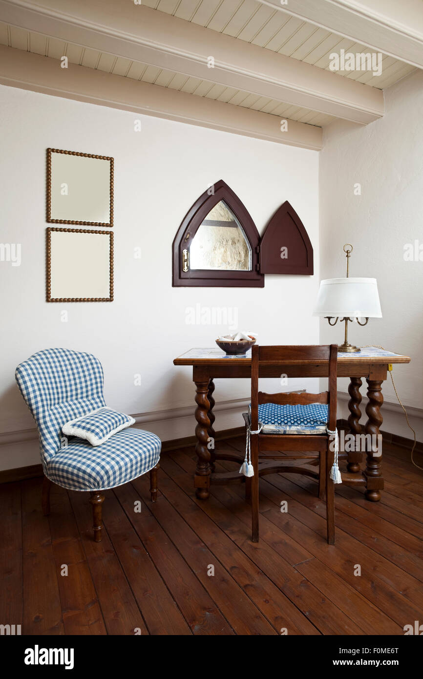 writing desk, room interior Stock Photo - Alamy