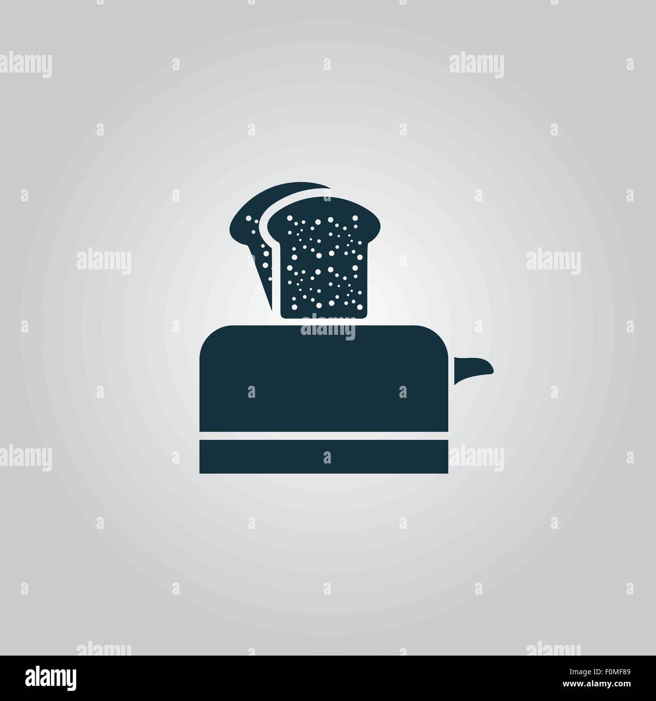 toaster icon Stock Vector