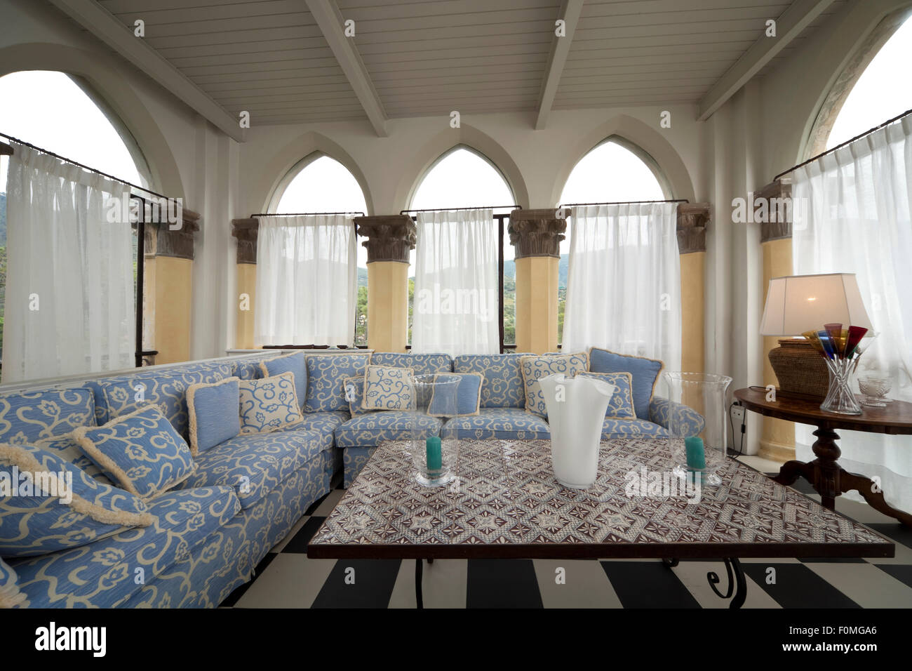 home décor, living room interior Stock Photo