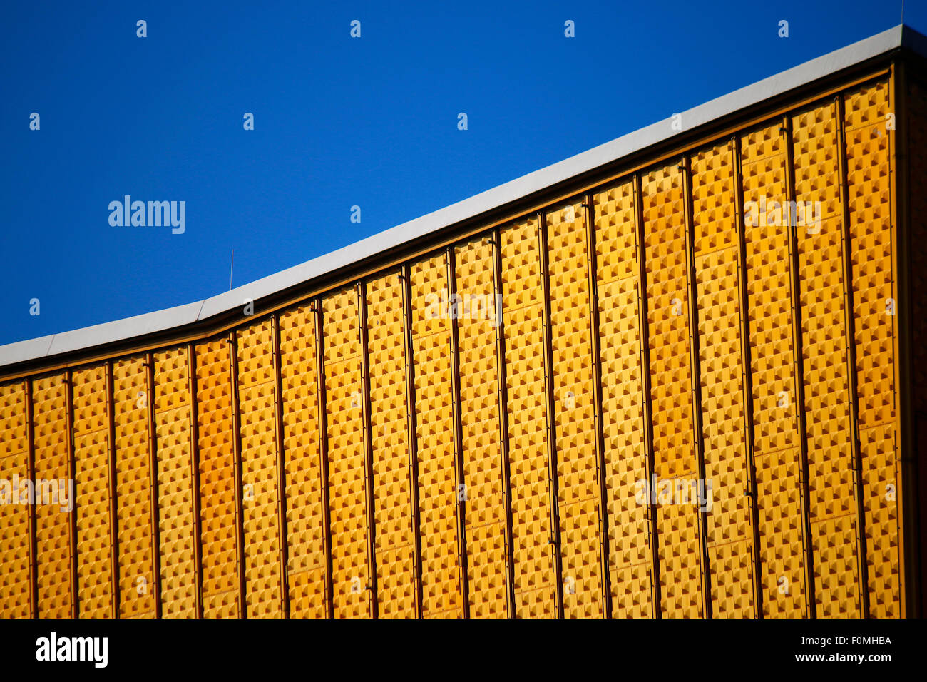 Details - Philharmonie, Berlin-Tiergarten. Stock Photo