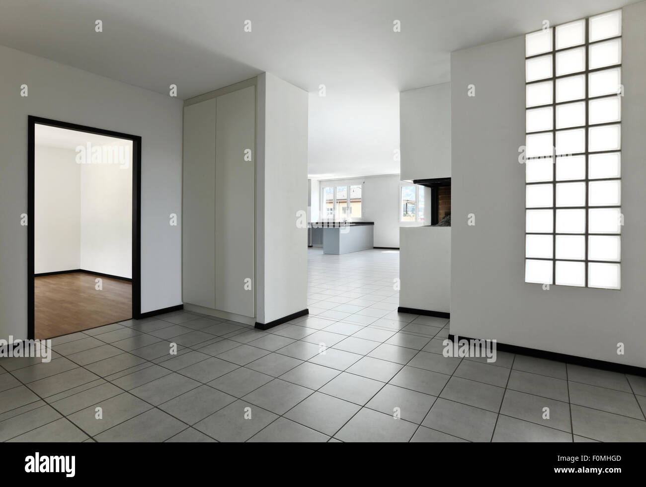 Interior of modern apartment, foyer Stock Photo Alamy