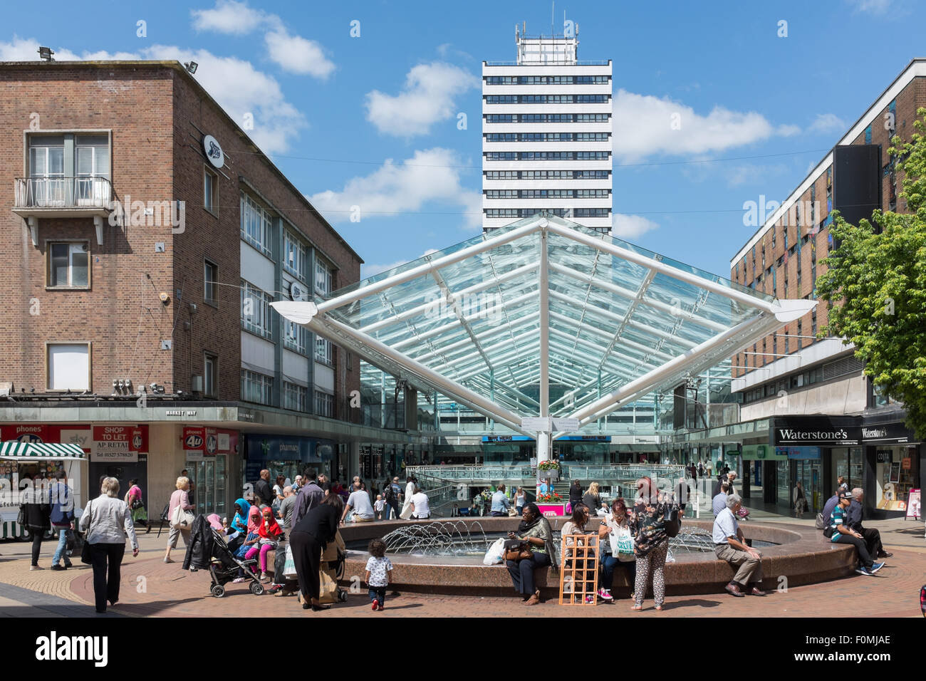 Lower Precinct shopping centre in Coventry Stock Photo Alamy