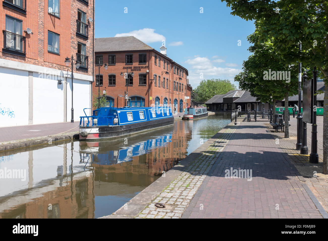 The Coventry Canal in the Coventry Canal Basin near the centre of ...